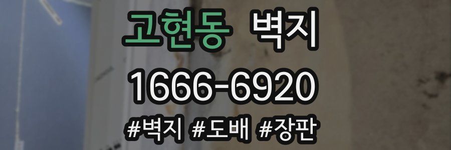 고현동 벽지