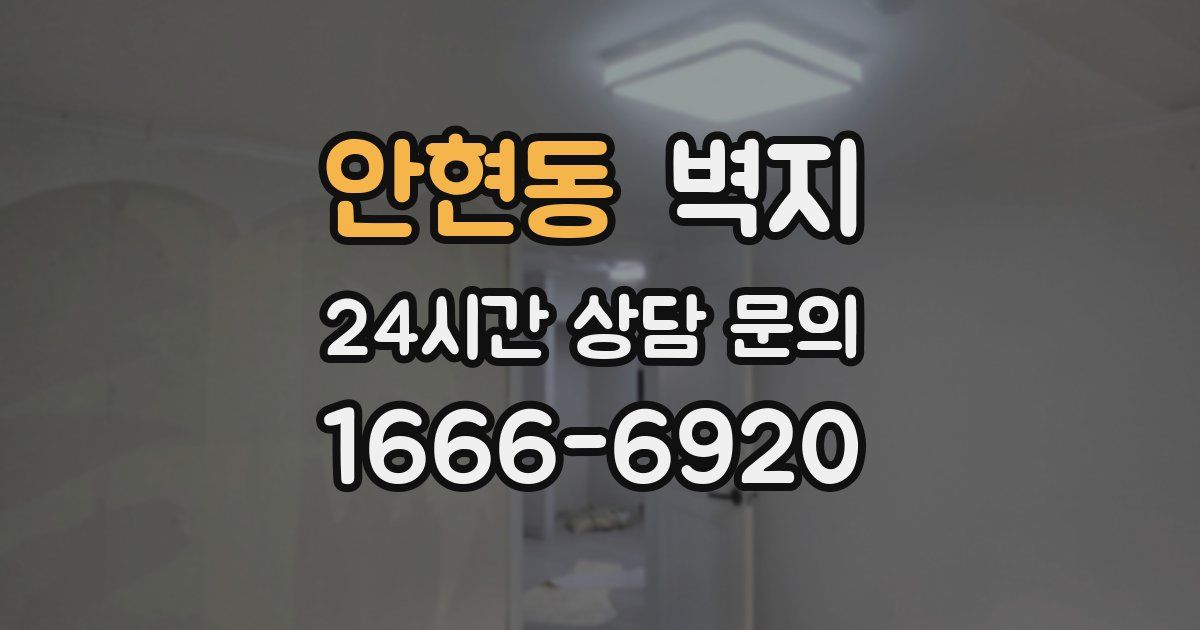 안현동 벽지