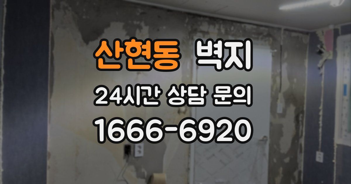 산현동 벽지