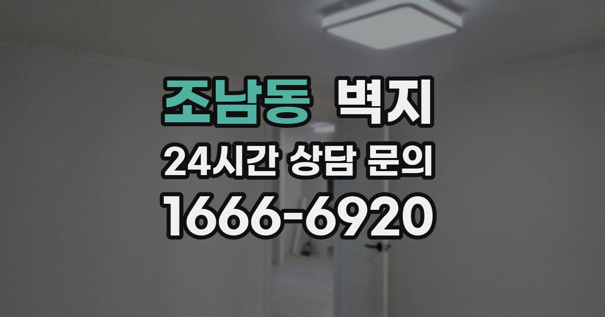 조남동 벽지