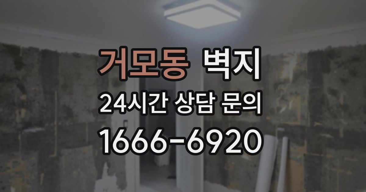 거모동 벽지