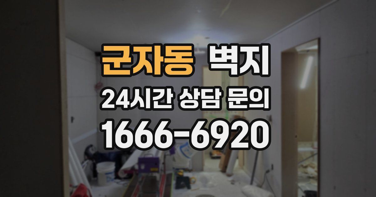 군자동 벽지
