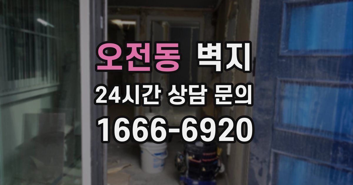 오전동 벽지