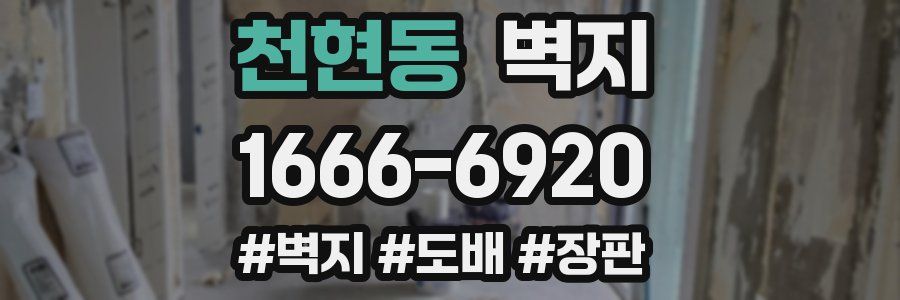 천현동 벽지