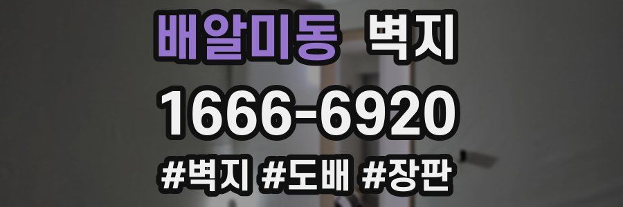 배알미동 벽지