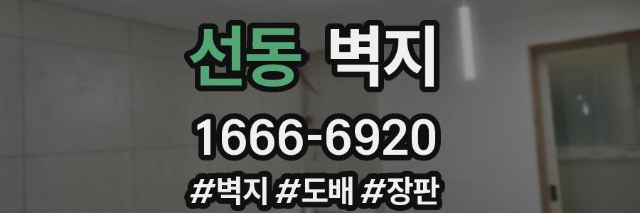 선동 벽지