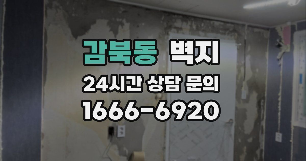 감북동 벽지