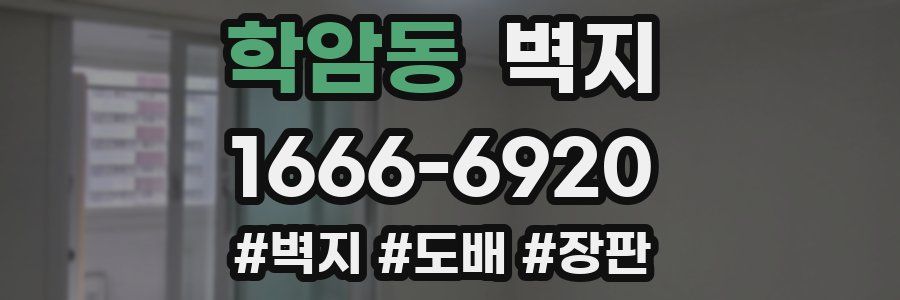 학암동 벽지