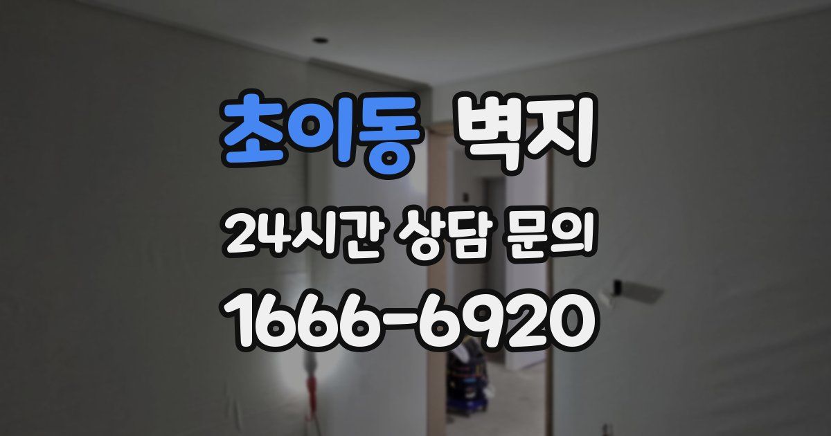 초이동 벽지