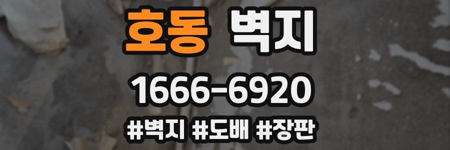 호동 벽지