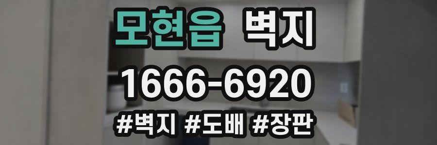 모현읍 벽지