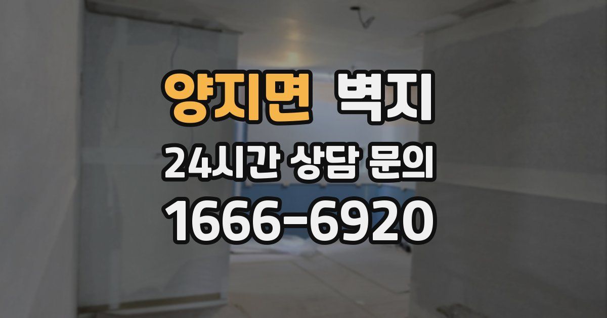 양지면 벽지