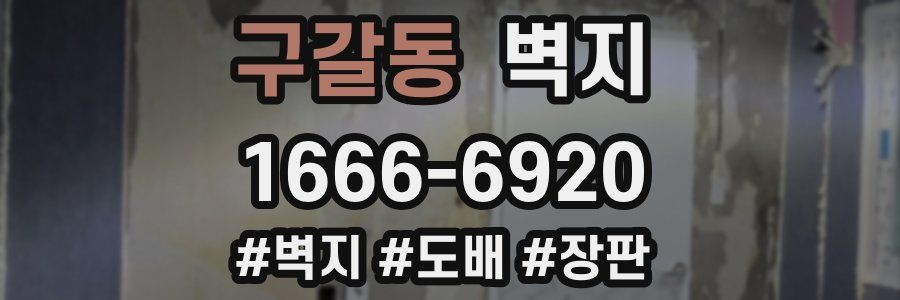 구갈동 벽지
