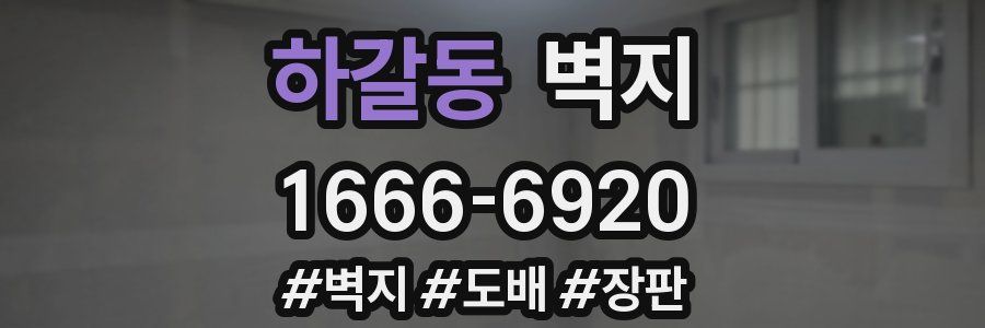 하갈동 벽지