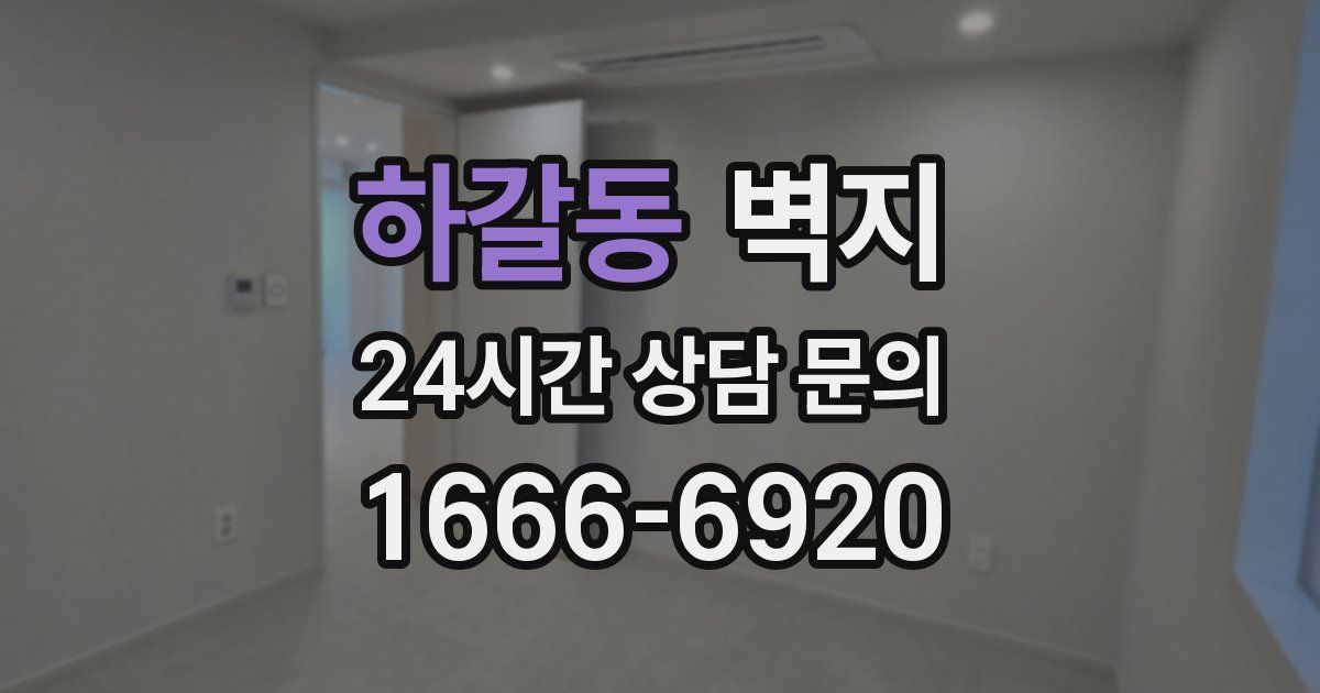 하갈동 벽지