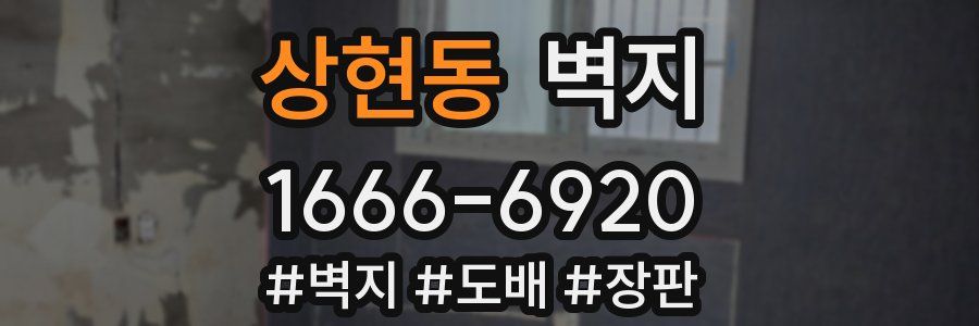 상현동 벽지