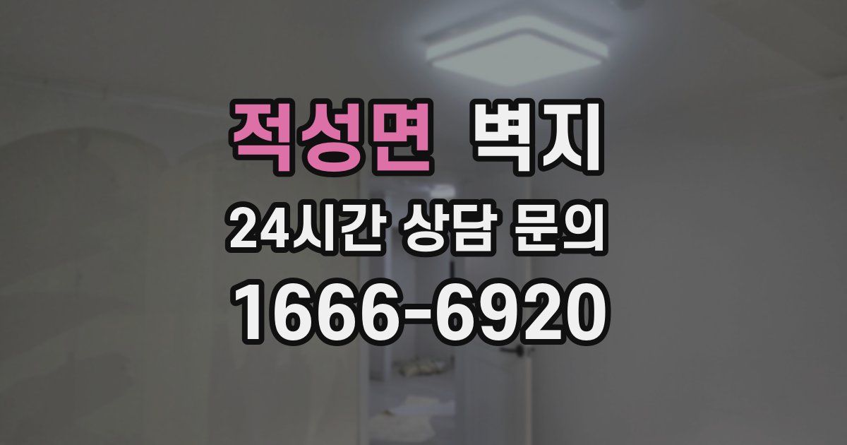 적성면 벽지