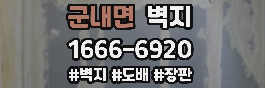 군내면 벽지