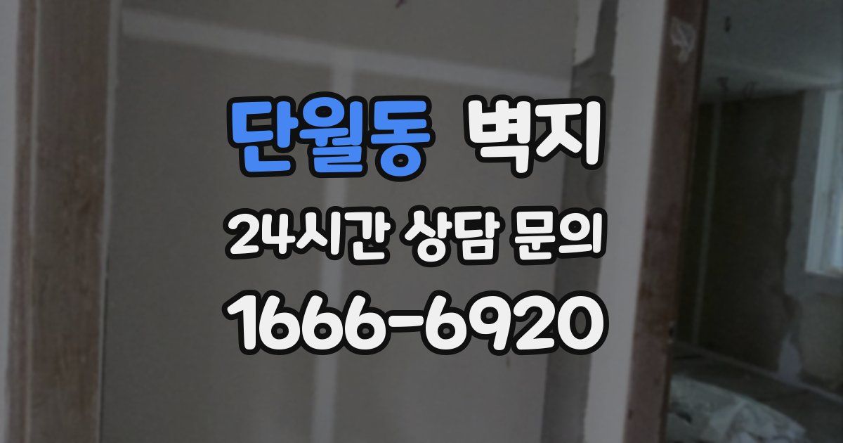 단월동 벽지