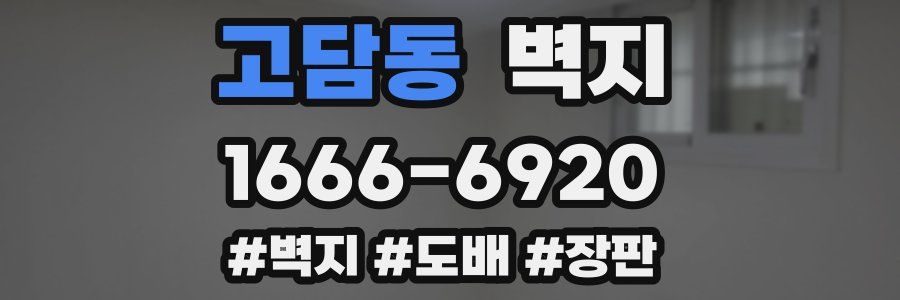 고담동 벽지
