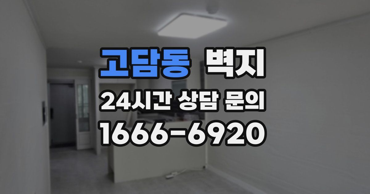 고담동 벽지