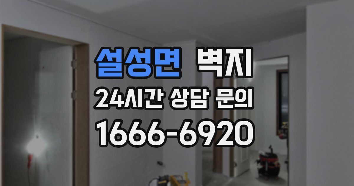 설성면 벽지