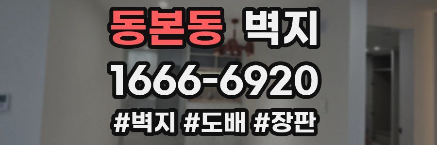 동본동 벽지