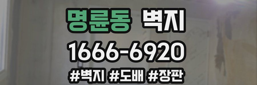 명륜동 벽지