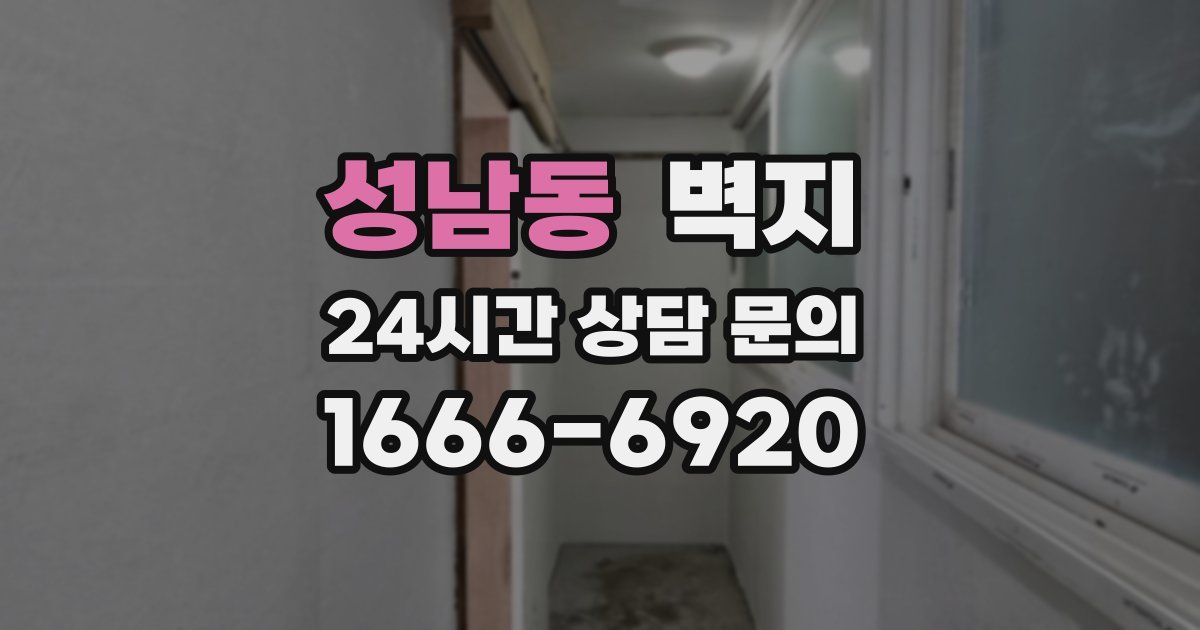 성남동 벽지
