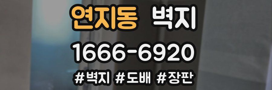 연지동 벽지