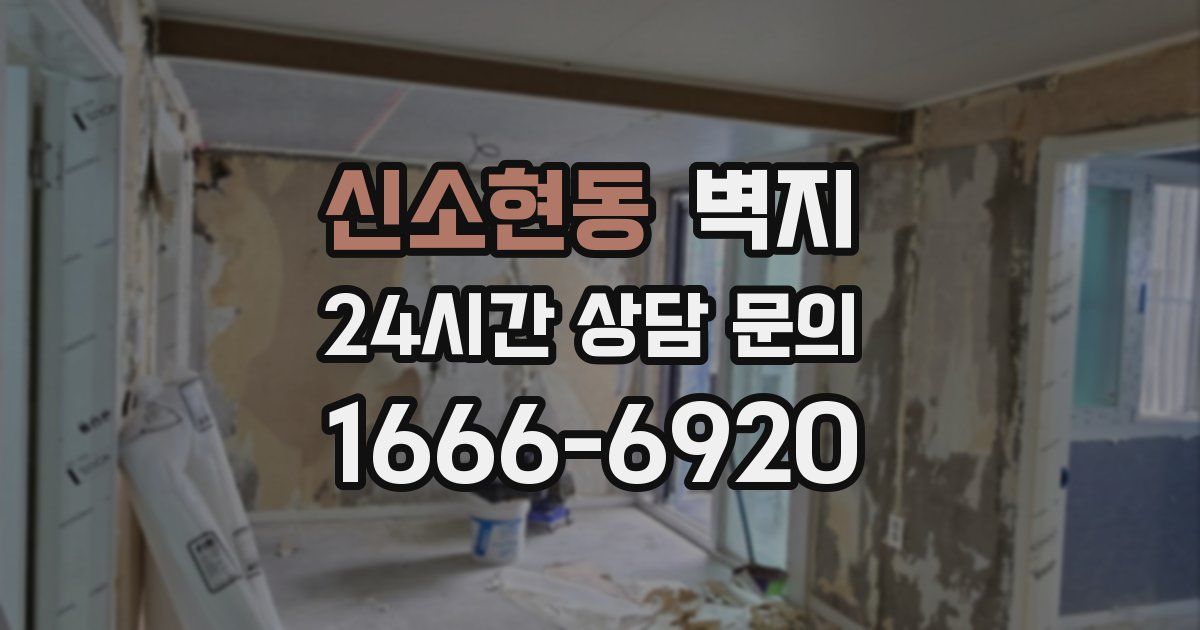 신소현동 벽지