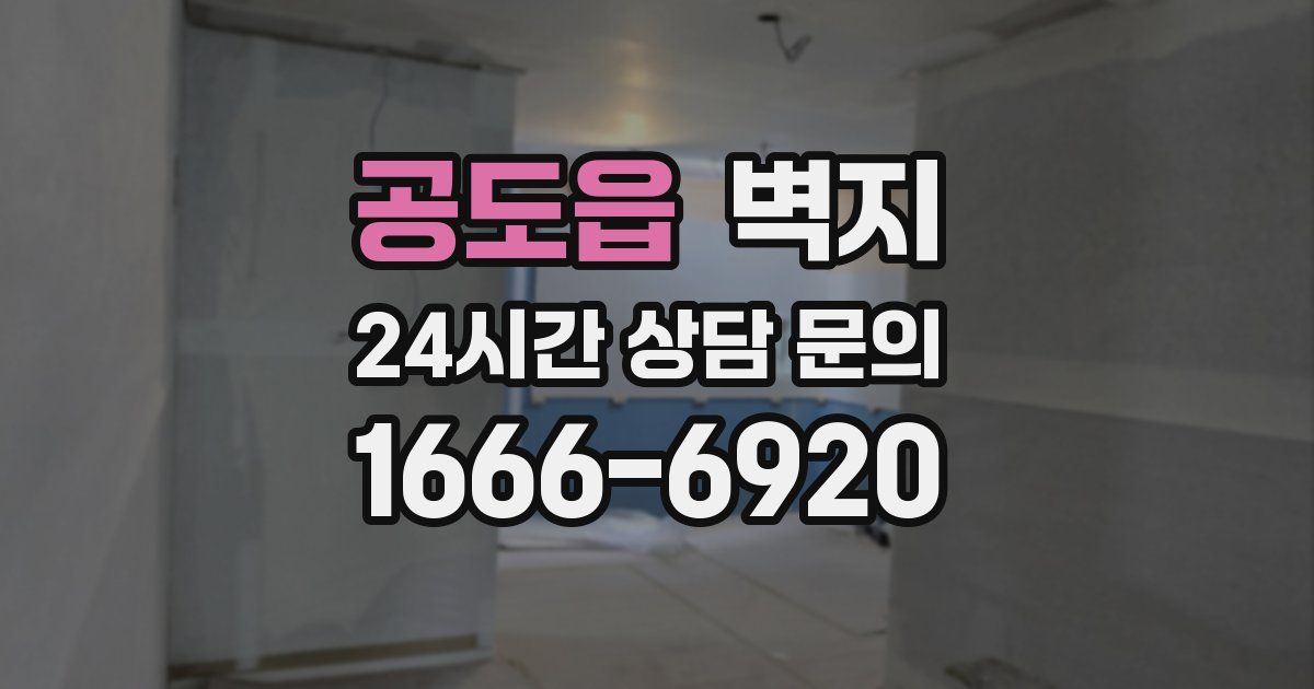 공도읍 벽지