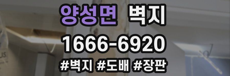 양성면 벽지