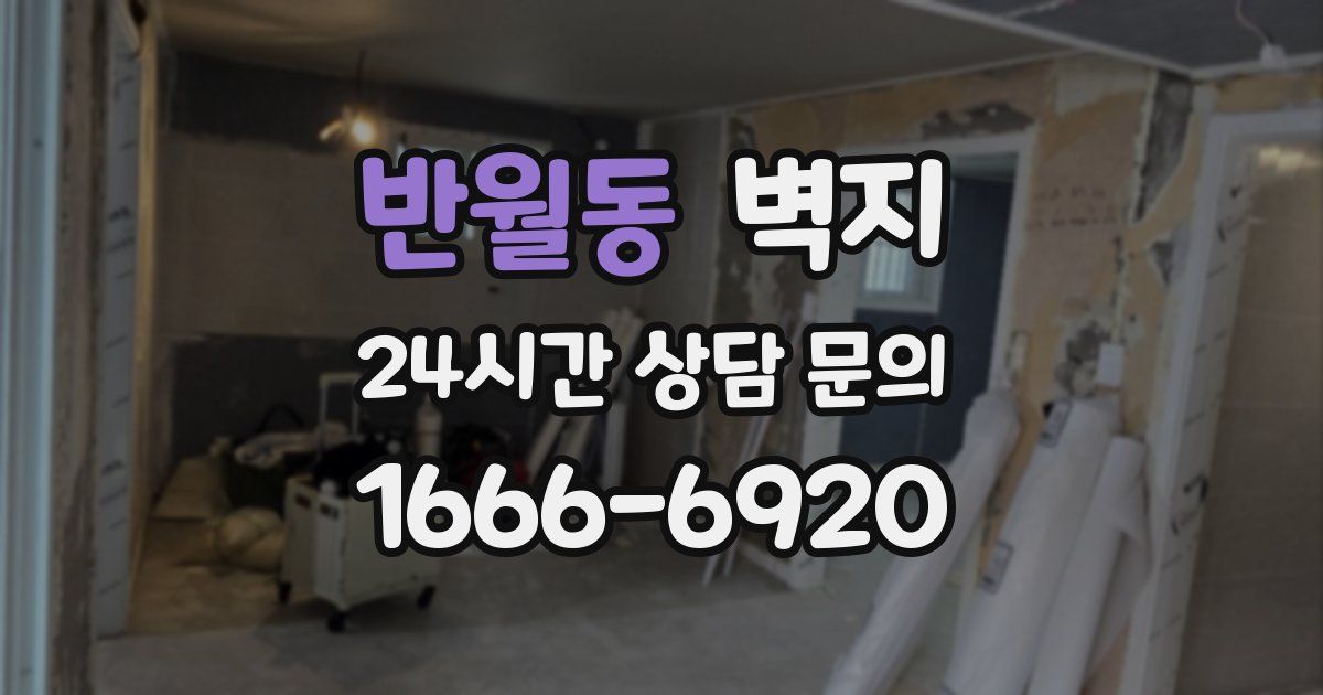 반월동 벽지