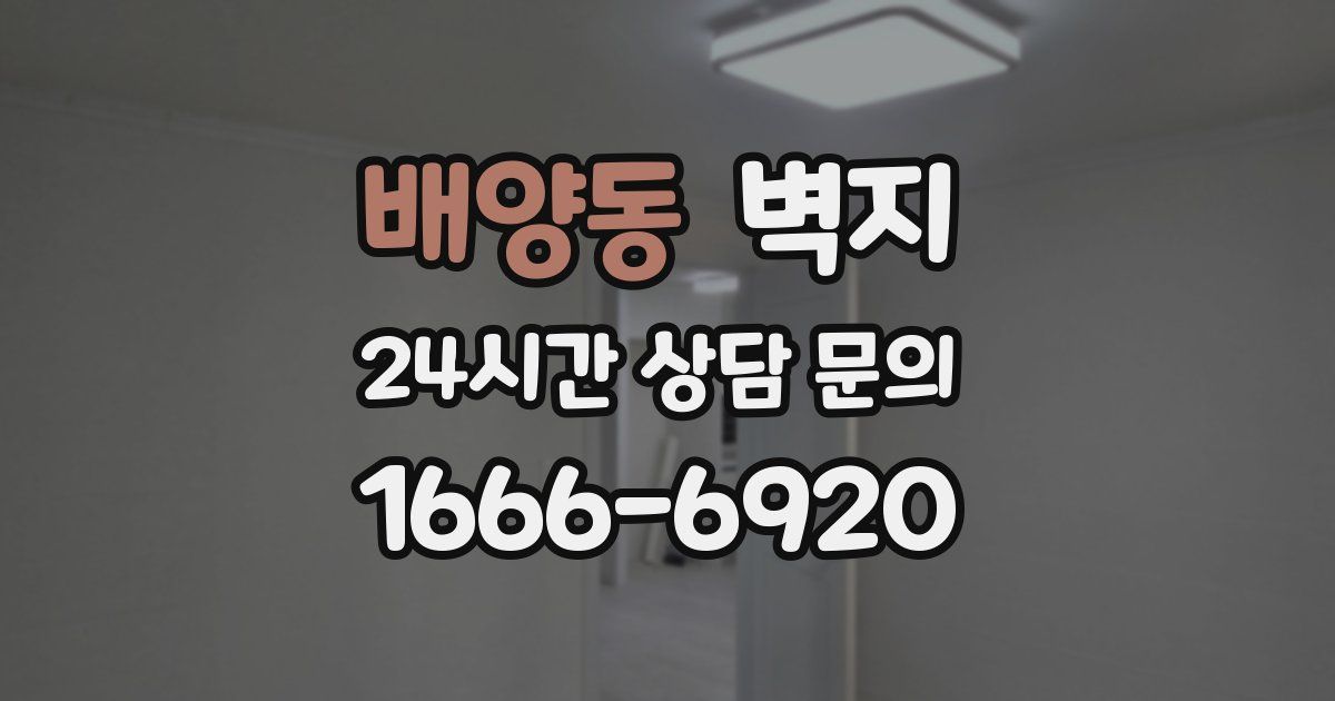 배양동 벽지