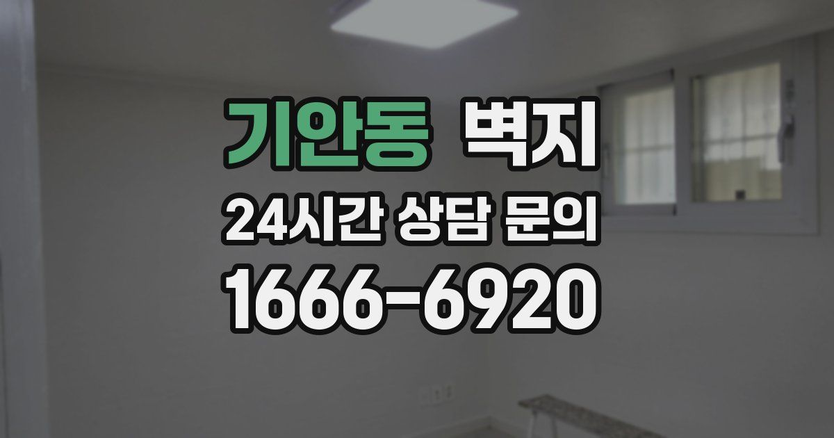 기안동 벽지