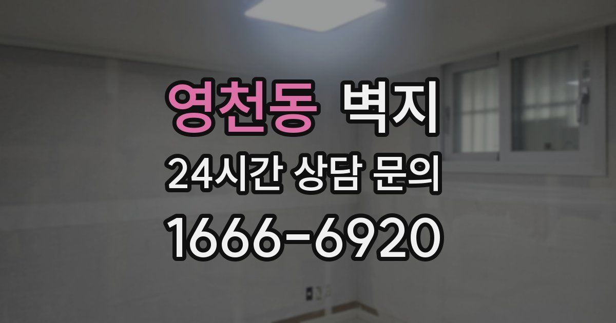 영천동 벽지