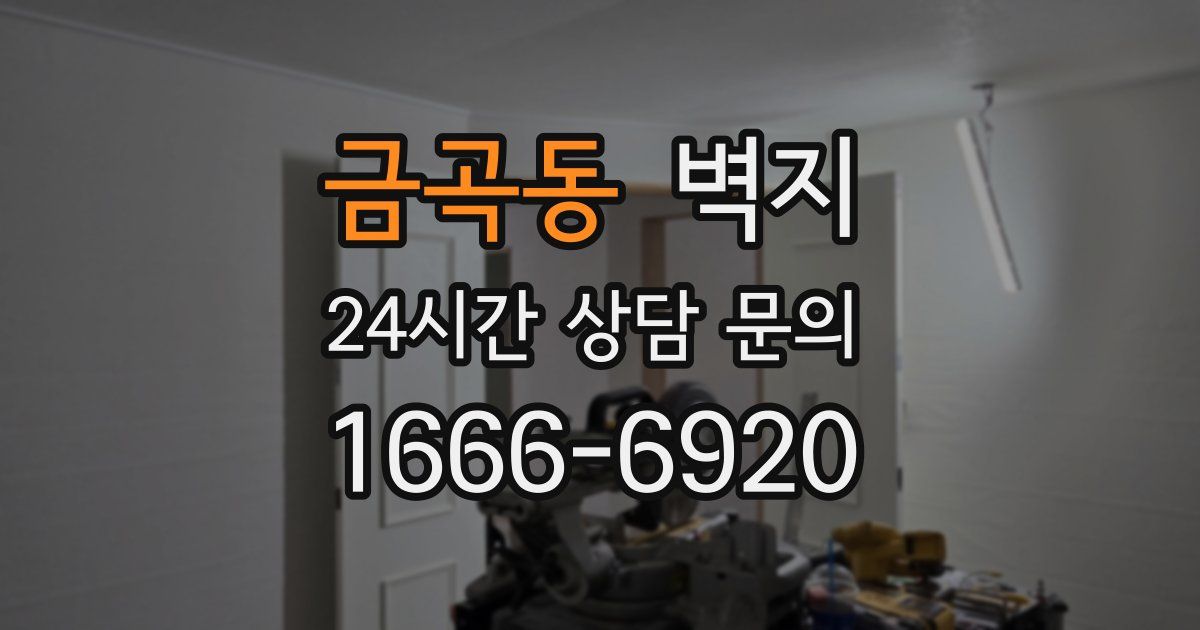 금곡동 벽지