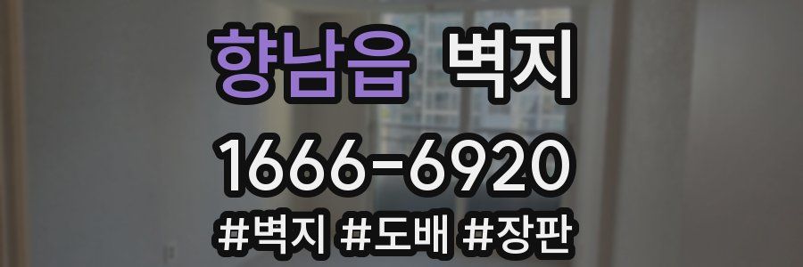 향남읍 벽지