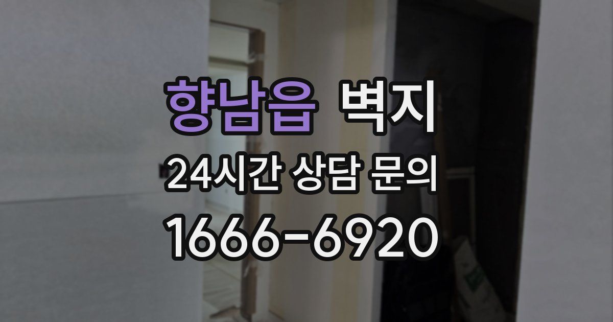 향남읍 벽지