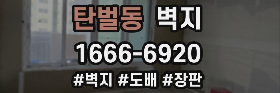 탄벌동 벽지