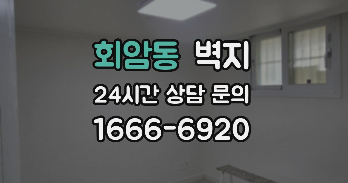회암동 벽지