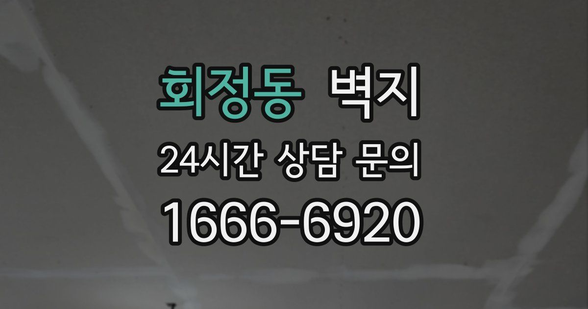 회정동 벽지