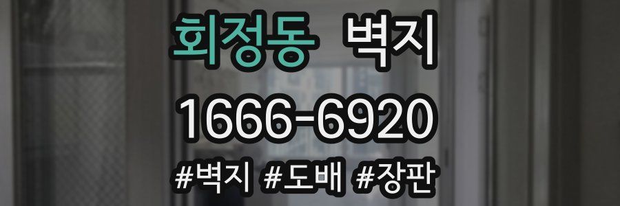 회정동 벽지