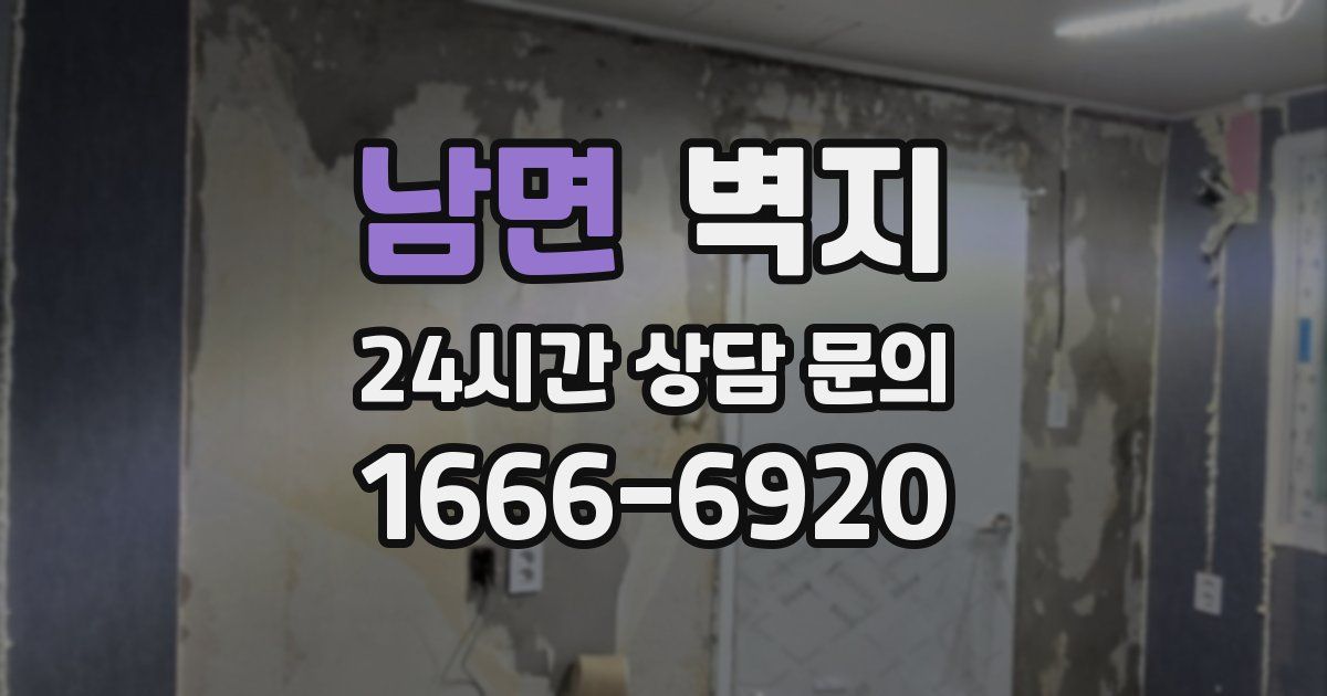 남면 벽지