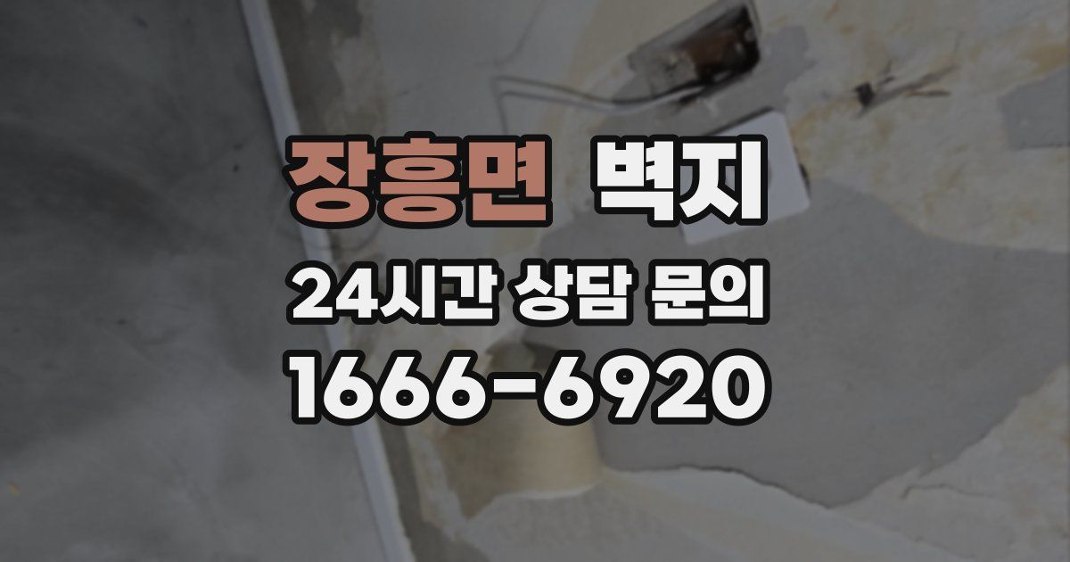 장흥면 벽지