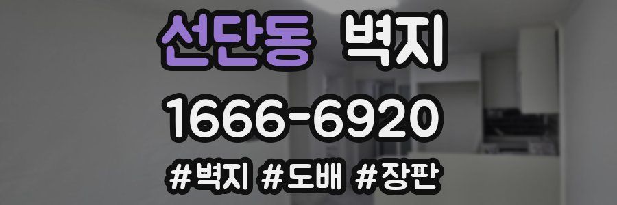 선단동 벽지
