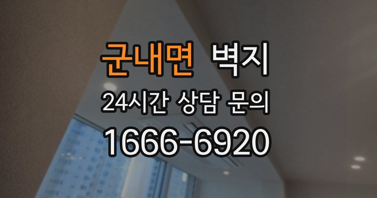 군내면 벽지