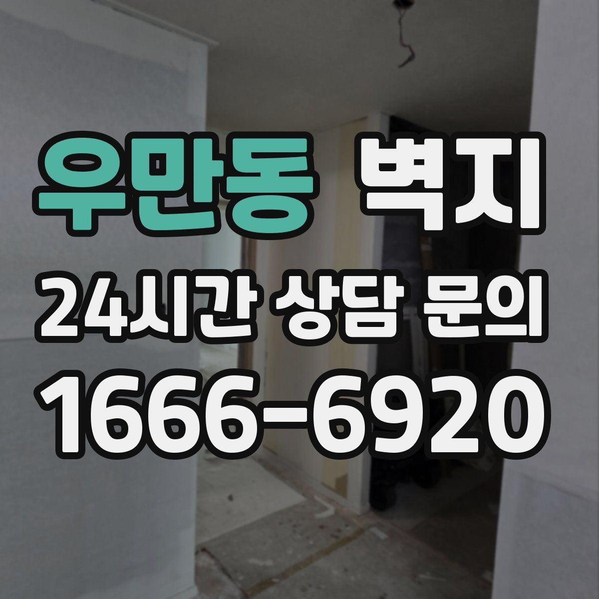 우만동 벽지