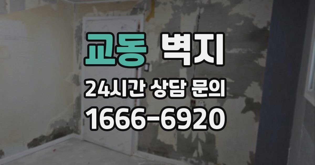 교동 벽지